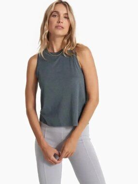 Vuori Energy Top Women’s Large Stone Heather